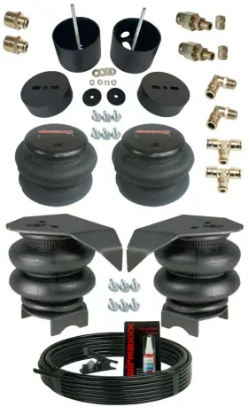 K-bb-gm99fr-hf Airmaxxx 3/8 Inch Front Rear Air Ride Suspension Bag Bracket Mount Kit Fits 1999-06 Chevy C15