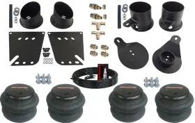 K-bb-imp58fr-26-hf Airmaxxx Air Ride Bag Bracket Kit Front Rear 2600 Bags Fits 1958 1964 Impala Caprice