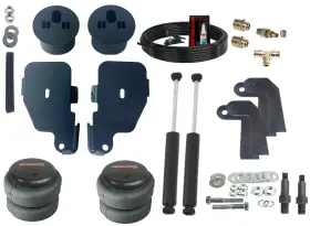 K-bb-imp65f-25-srhf Airmaxxx Front Air Ride Suspension Bag Bracket Shock Relocate Mount Kit Fits 65-70 Impala