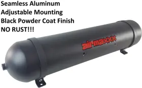 K-x2b-57abk-200 Airmaxxx X-series Air Compressor Dual Pack And Wire Kit 5 Gallon 7 Port Alum Tank #3