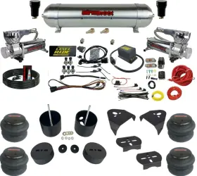 Kgm99-580c2-57araw-lrpo-wk-hf Airmaxxx Level Ride 3 Preset Pressure Complete Bolt On 580 Chr Air Suspension Kit 1999-06 Chevy 1500