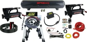 K-a580b2-57s-lrh Airmaxxx Level Ride Suspension Po-wk-hf 3/8 Manifold 3 Height Pressure Black 580 Air Management