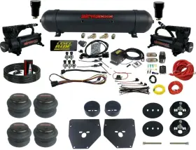 K-gm63-a580b2-57ablk-lrpo-hf Airmaxxx // Level Ride Suspension Complete 3 Preset Pressure 580 Air Fits 63-72 C10