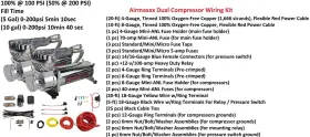 Ks10-580c2-57araw-lrhp-wk-hf Airmaxxx Level Ride Suspension Complete Chrome Pressure Height Air Kit Fits 82-04 S10 2wd #2