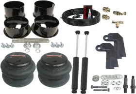 K-bb-bbdyf-2600-srhf Airmaxxx Maxtrac 3/8 Inch Front Air Ride Suspension Bag Bracket And Shock Kit For 1982-88 Gm G-body Car