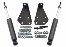 Shock-rel-p19-1300sl-abody Airmaxxx Maxtrac Front Shock Relocation Kit With Shocks Fits 1964-72 Gm A-body Bolt-on P19