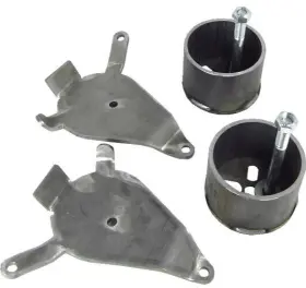 S1082-dp2400-7tbk-2526 Airmaxxx 4 Link Air Compressors Bags Valves Black 7 Toggle And Tank Kit Fits Chevy S10 #3