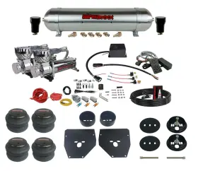4-corner Airmaxxx Slam Specialties 3/8 Sv-8c Air Suspension Kit 580 Chr Manifold Valve Bags Aluminum For 63-72 Chev C10 4-corner Airmaxxx Slam Specialties 3/8 Sv-8c Air Suspension Kit 580 Chr Manifold Valve Bags Aluminum For 63-72 Chev C10