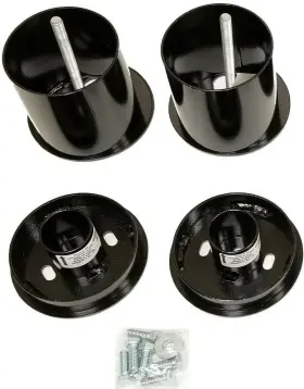 K-bb-cad6162fr-ss7-hf Airmaxxx // Slam Specialties 3/8 Inch Front Rear Ss7 Air Ride Suspension Bag Bracket Kit Fits Cadillac 61-62 #3