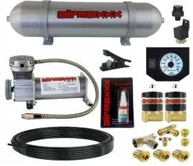 Tow-p142w-36abr Airmaxxx Level Tow Assist White Face Gauge In Cab Control Air Management 1/4 Inch Valves