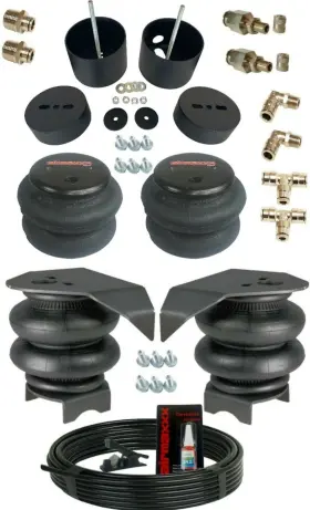 K-bb-gm88fr-hf Airslamit Airmaxxx 3/8 Inch Front Rear Air Ride Suspension Bag Bracket Mount Kit Fits 1988-98 Chevy C15