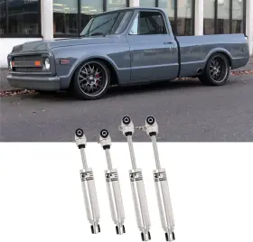 Aa300121 Aldan American C-10 Pickup 1963-1972 Front And Rear Adjustable Shocks