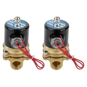Am829113m01 Amortors 1/2 Inch Npt Air Ride Suspension Electric Solenoid Valve Brass For Train Horn Fast 2