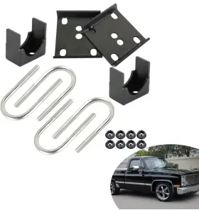 Dac465 Antuko For 1973-1987 Chevy Gmc C10 C15 1/2 Ton Truck Rear Axle Flip Kit 5 Inch Drop