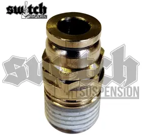 Fit103-104-021 Asco Numatics Push To Connect Male Straight Fitting 1/4 Npt Line Pair #2