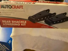 Ac134200 Autocraft 1 Inch - 2 Rear Shackle Lowering Kit Ships Same Day
