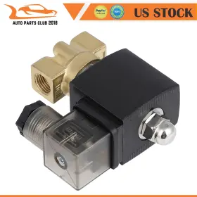 Autopartsclub2018 Ap843247a1c18 4pcs Air Suspension Valve 1/4 Inch Npt Port Brass Electric Solenoid 110-120v N/c