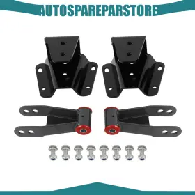 Aus176125r01 Autosparepartstore For 1965-1972 Ford F100 2wd 4 Inch Drop Kit Leveling Lowering Shackles Hangers Us