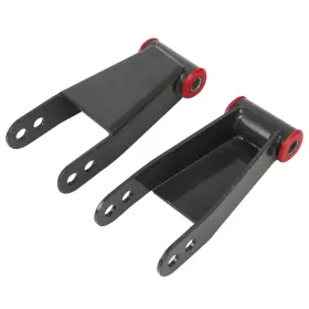 Bro1808930tr Bator 1 Inch -2 Drop Lowering Shackles Adjustable Leveling Kit Fits 2015-22 Ford F-150