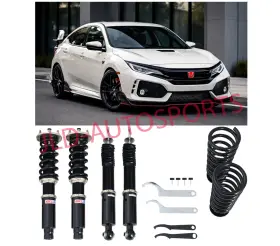 A-130-br Bc Racing Br Lowering Coilover Shock Spring For 2017-2021 Honda Civic Type-r