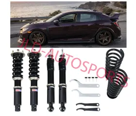 A-156-br Bc Racing Br Lowering Coilover Shock Spring For 17-21 Honda Civic Hatchback 1.5t