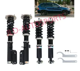 I-20-br Bc Racing Br Lowering Coilover Spring Set For 2001-2006 Bmw X5 E53 - True Rear