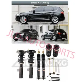 I-56-br Bc Racing Br Lower Coilover Strut For 11-17 Bmw X3 F25 Awd - 30-way Dampening