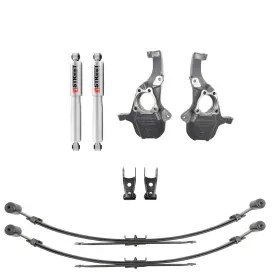 350345 Bell Tech Suspension Lowering Kit For 19-24 Sierra 1500 Silverado