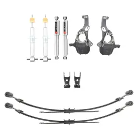 350345sp Belltech For Chevy Silverado 1500 19-24 2 Inch -4 X 4 Front And Rear Lowering Kit