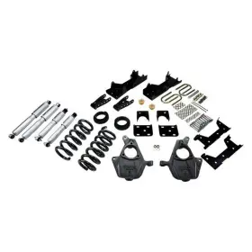 668sp Belltech For Chevy Silverado 1500 04-07 4 Inch -5 X 6 -7 Front And Rear Lowering Kit