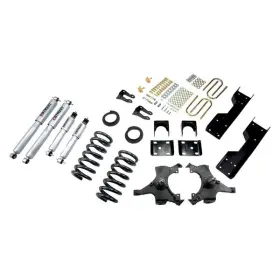 688sp Belltech For Chevy C1500 92-98 4 Inch -5 X 6 Front And Rear Lowering Kit