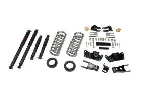 715nd Belltech 1/2 Inch F 4 R Drop Lowering Kit 97-00 Chevy Gmc C3500/c2500 Nd Shocks