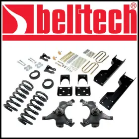 Belltech 722439006964 4-5 Inch Front / 6 Rear Drop Lowering Kit 1988-91 Silverado Sierra Std Cab