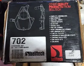 Belltech 722439007022 90-94 Silverado 454 Ss 4/6 Drop Lowering Kit 702