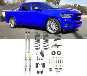 Bel1061sp Belltech Ram 1500 2019-2025 Front 1 Inch -3 Rear 3 -4 Drop Performance Lowering Kit