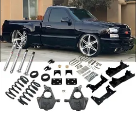 Bel668sp Belltech Silverado Reg Cab Sb 1500 2001-2006 5 Inch /7 Lowering Kit With Sp Shocks