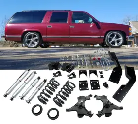 Bel787sp Belltech Suburban 1995-1999 4 Inch Or 5 /7 Drop Lowering Kit With Shocks