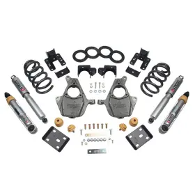 Tlx-bel1013sp-cl360a70 Belltech Lowering Kit For Chevy Silverado 2016 2017 Ext/crew Cab 2wd 3-4f / 5-6r