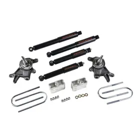 Tlx-bel439nd-cl360a70 Belltech Lowering Kit For Nissan Frontier 1998-2000 With Nd2 Shocks