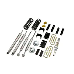 Tlx-bel441sp-cl360a70 Belltech Lowering Kit For Toyota Tundra 2007 08 09 10 11 12 2013 With Sp Shocks