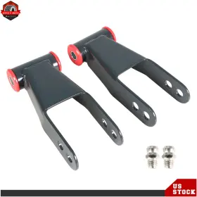 Ber388500 Berliii 2 Inch Rear Drop Shackles Kit 2019-2021 For Chevrolet Silverado 1500 Gmc Sierra