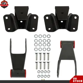 Ber467265 Berliii 4 Inch For 1973-1996 Ford F-100 2wd Drop Kit Leveling Lowering Shackles Hangers Ber467265 Berliii 4 Inch For 1973-1996 Ford F-100 2wd Drop Kit Leveling Lowering Shackles Hangers