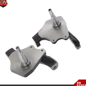 Ber738705 Berliii Pair 2.5 Inch Drop Spindles Link Pin Front Disc Brake Lowering For Vw Beetle 1950-65