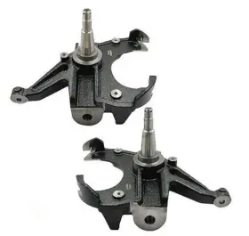 Y02-277 Bestoutstandingpart Pair 2.5 Inch With 1 Rotor Front Drop Spindles Lowering Kit 1973-86 Chevy C10 2wd Ge2