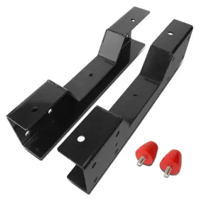 Lep-081 Bezt For 88-98 Chevy Gmc C1500 Rear Axle Bolt-on C-notch Bracket Kit Left And Right