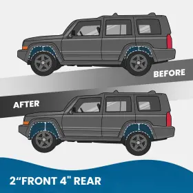012w5x Bfo 2 Inch Front 4 Rear Drop Lowering Kit For Chevy Tahoe Gmc Yukon Xl 2007-2014 #3
