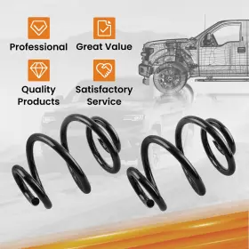 05ezm2 Bfo Rear 4 Inch Drop Coil Springs For Chevy Gmc Pickup 1/2 Ton 1960-1972 Steel