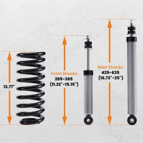 0d26t9 Bfo Front 3 Inch Rear 4 Drop Lowering Springs Kit For Ford F-100 F-150 2wd 1973-1979 #3