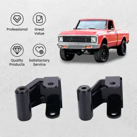 0lzqkn Bfo 2 Inch Leveling Lowering Kit Drop Shackles For Dodge Ram 2500 3500 2003-2013 #3