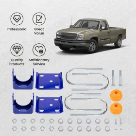 1e42yi Bfo Front 3 Inch Rear 6 Drop Springs Kit For Chevy Silverado Gmc Sierra C1500 2wd 88-98 #2